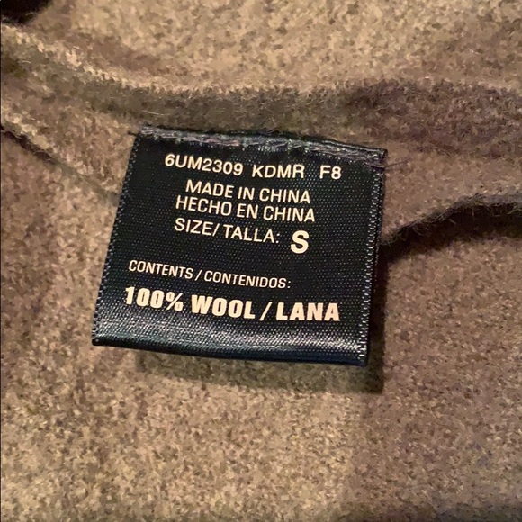 Harvé Bernard Green Wool Coat Small - Picture 7 of 7